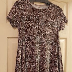Melrose and Market Girl's Animal Print Skater Dress